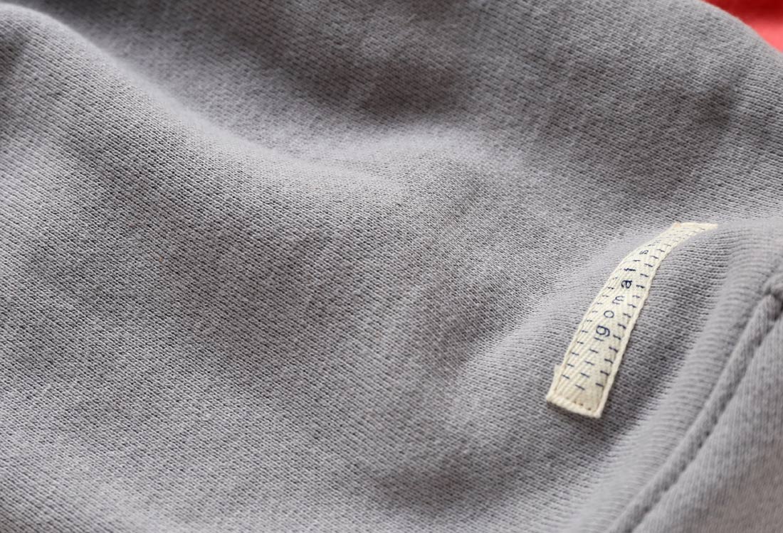 French terry knit (mist gray) - Italian Greyhound Clothes