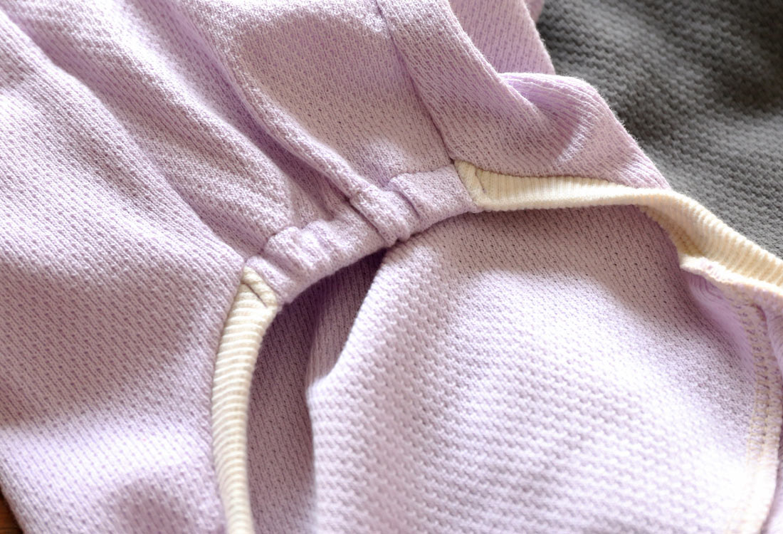 USA-grown organic cotton (pale lilac) - Italian Greyhound Clothes