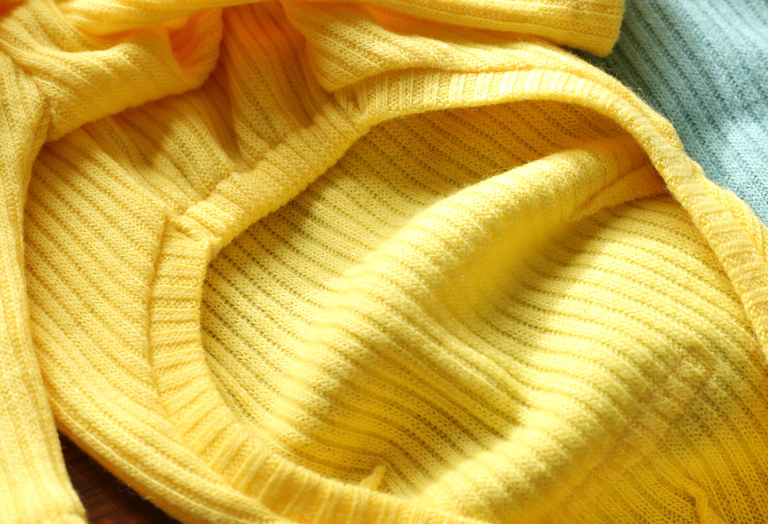 Rib knit (lemon yellow) - Italian Greyhound Clothes