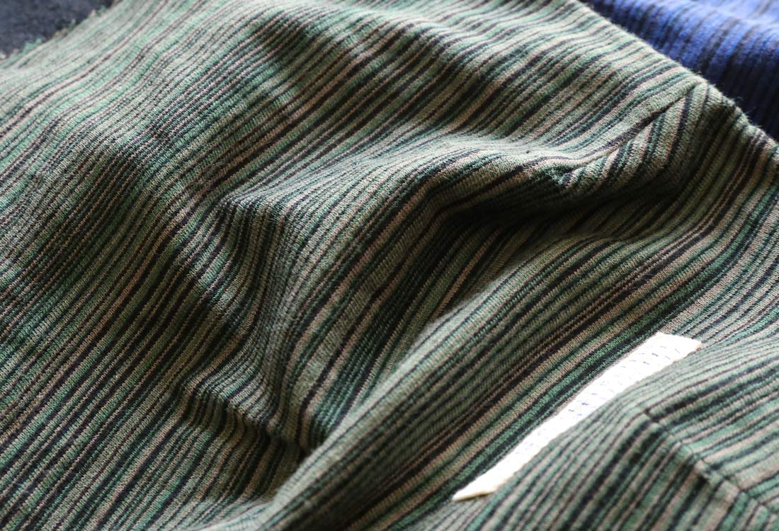 Horizontal pinstripes (forest green) - Italian Greyhound Clothes