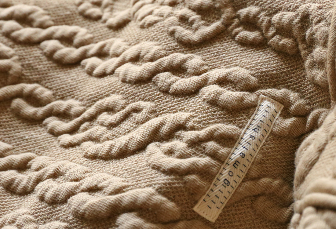 Quilted Cable Comfort (beige) - Italian Greyhound Clothes