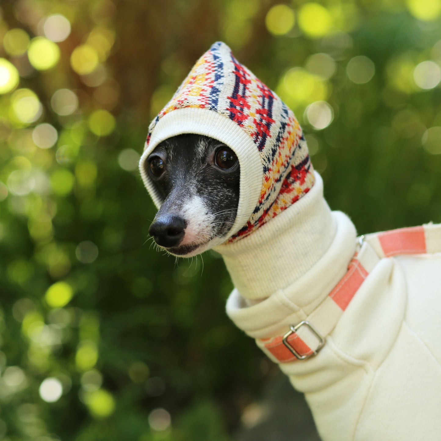 Scandinavian knit snood (ivory)