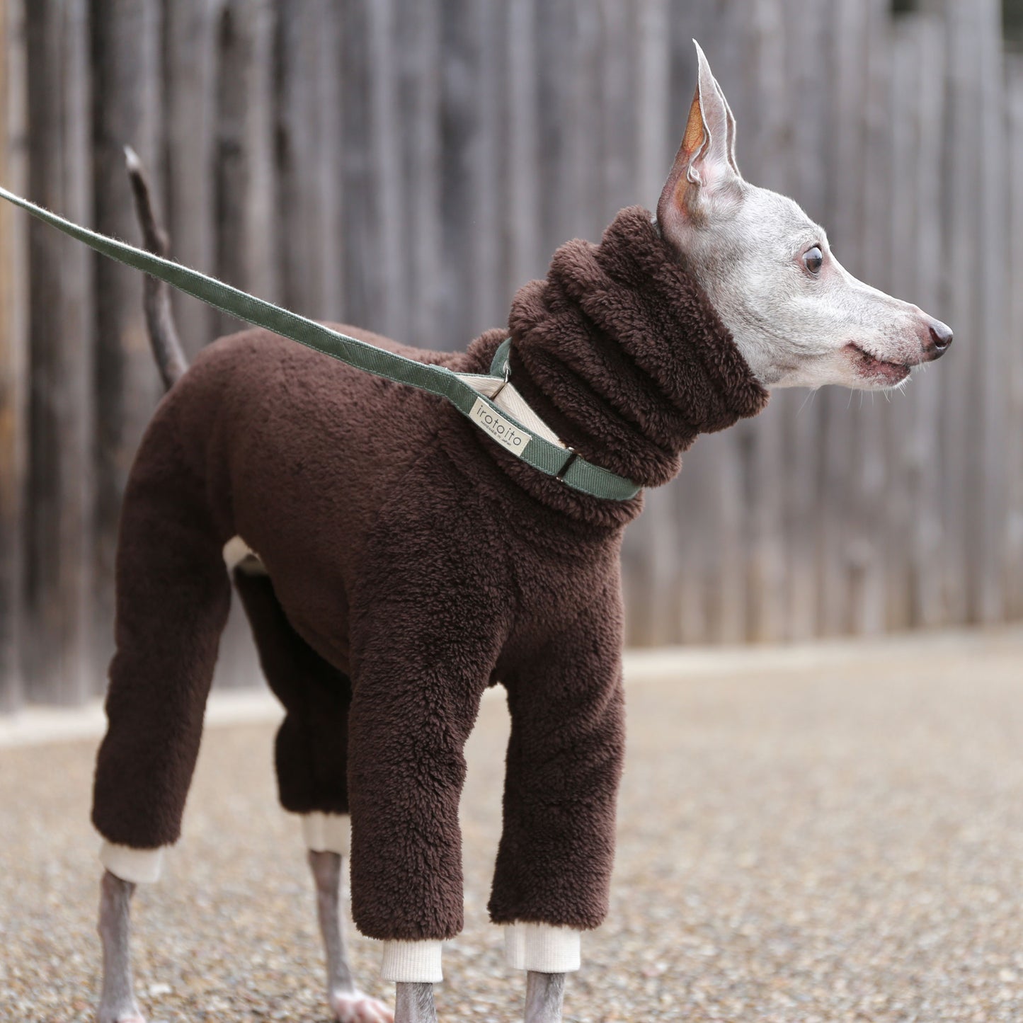 Boa Fleece (chocholate) - Italian Greyhound Clothes