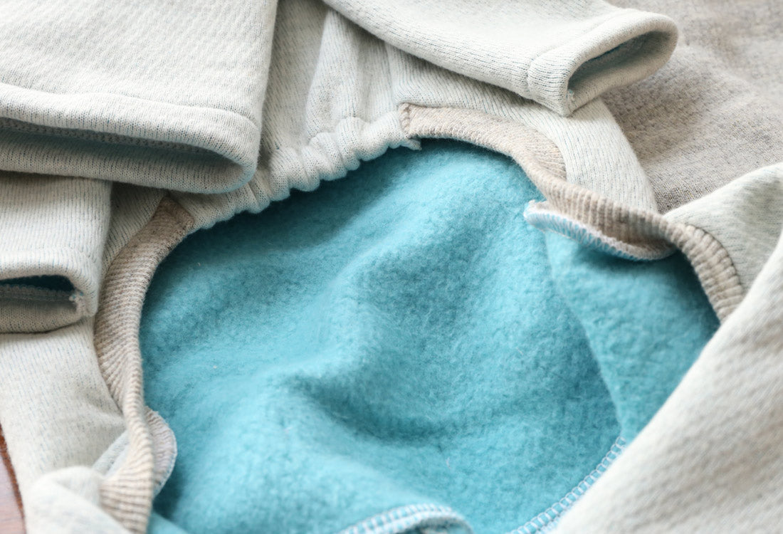 Fluffy soft brushed knit (aqua) - Italian Greyhound Clothes